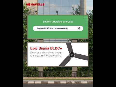 Smart Looks. Smarter Spin. | Havells Epic Signia BLDC+