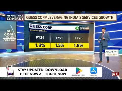 Quess Corp Limited featured on a special edition of "𝐀𝐥𝐥 𝐀𝐛𝐨𝐮𝐭 𝐘𝐨𝐮𝐫 𝐂𝐨𝐦𝐩𝐚𝐧𝐲" on ET Now.