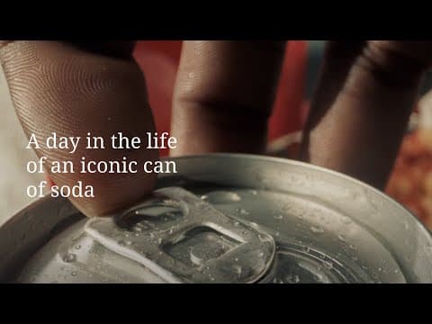 A day in the life of an iconic can of soda