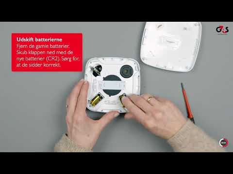 SHIELDalarm: How to change the battery in the smoke alarm version 1