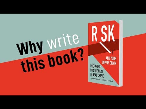 Risk And Your Supply Chain - Why write this book?