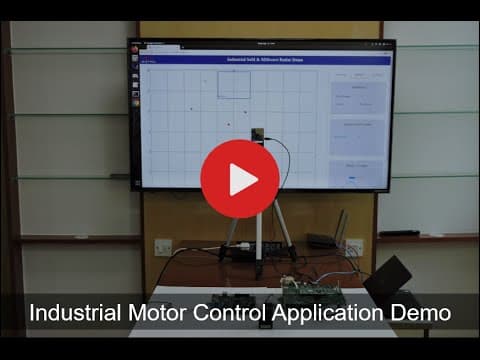 Motor control application using Mistral AM65x Industrial SoM and 60GHz Industrial Radar