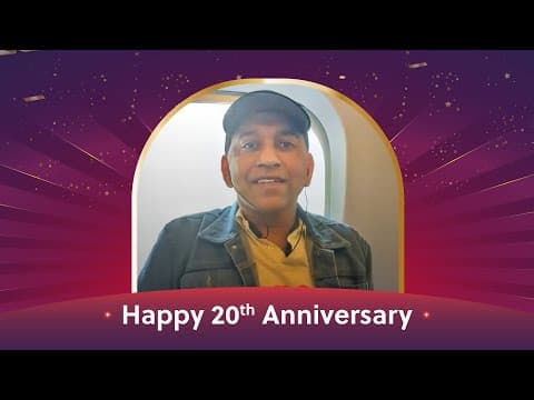 Happy 20ᵗʰ Anniversary