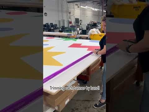 20' Banner on the Vutek for Google- San Jose