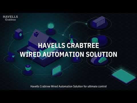 Havells Crabtree | Wired Automation | Control at Your Fingertips