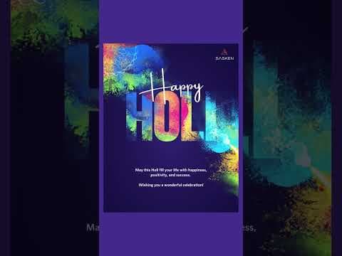 Happy Holi! Wishing you a celebration filled with joy, prosperity, and vibrant moments.