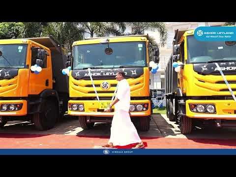 Delivery of AVTR 2825 Tippers | Paanoor Granites | Ashok Leyland