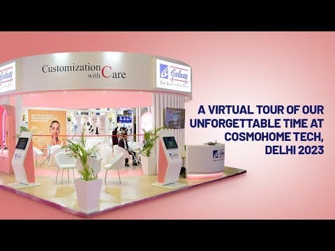 Virtual Tour of Galaxy Surfactants at CosmoHome Tech, Delhi 2023