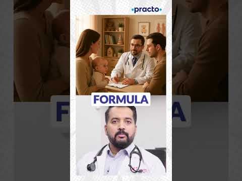 Is Cow’s Milk Safe for Babies Under 1 Year 🍼 | Paediatrician Explains! #practo #shorts