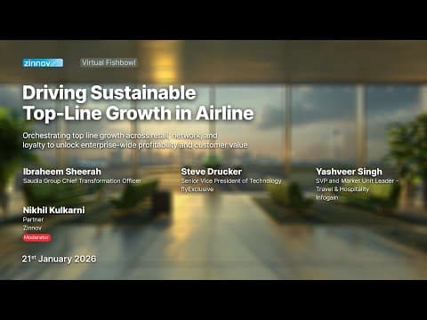 Driving Top-Line Growth in Airlines Ft. Tech Leaders from Infogain, flyExclusive, Saudia Group