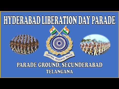 HYDERABAD LIBERATION DAY PARADE AT SECUNDERABAD, TELANGANA