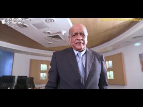 SRF Chairman, Mr. Arun Bharat Ram is the EY Entrepreneur of the Year 2019 - Manufacturing Category