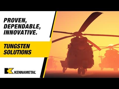 Advanced Defense Solutions with Kennametal