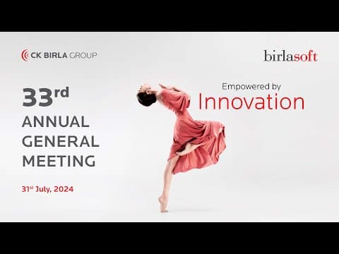33rd Annual General Meeting of Birlasoft