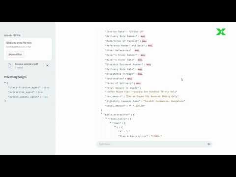 Xoriant VersaExtract Demo: Agentic AI for Intelligent Entity Extraction