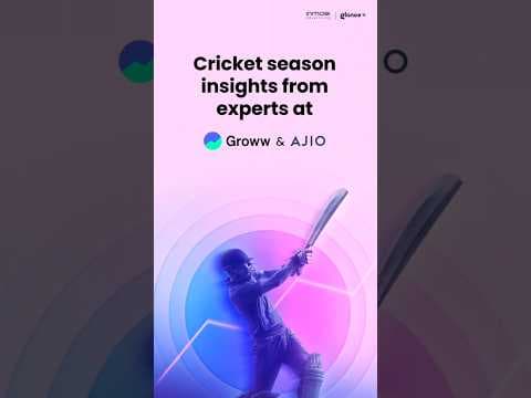 Cricket season insights from experts at Groww and Ajio