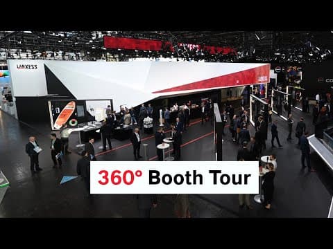LANXESS booth on K fair 2022 - 360° Panoramic Virtual Walktrough | Extended Version