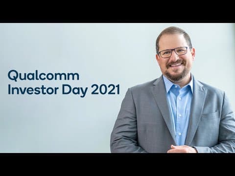 Qualcomm Investor Day 2021 Livestream: CEO Cristiano Amon looks ahead