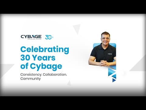 30 Years of Cybage | Arun Nathani, CEO & MD, Reflects on the Journey