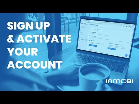 Signup and Activate Your InMobi Publisher Account
