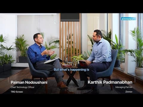 Teaser | Building Future-Ready Organizations: A CTO’s Playbook Ft. Paiman Nodoushani, TRG Screen