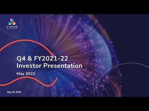 Q4 FY22 Earnings Conference Call | 10th May 2022 | 3i Infotech Limited