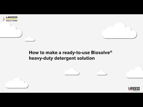 How to make a ready-to-use Biosolve® heavy-duty detergent solution