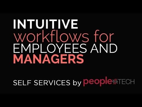 Self Service | Workflow Management - PeopleTech