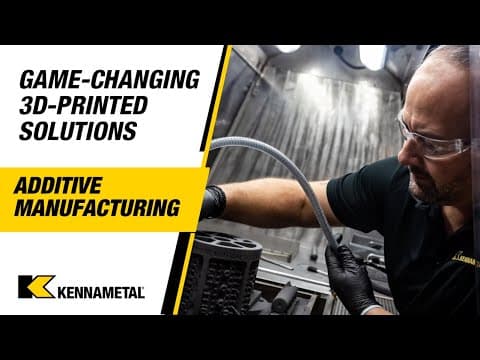 Revolutionize Your Manufacturing Process with Additive Manufacturing Solutions from Kennametal.