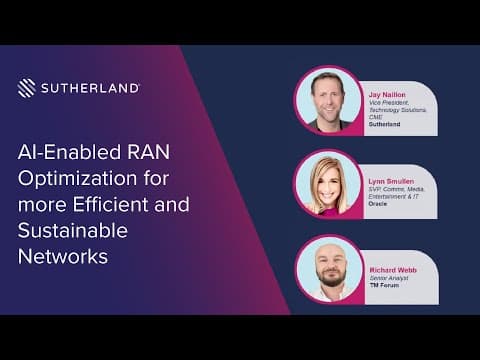 AI-Enabled RAN Optimization for more Efficient and Sustainable Networks