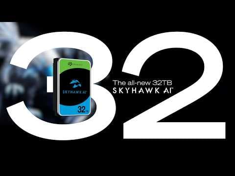 Seagate | SkyHawk AI 32TB: Video optimized. Edge-ready.