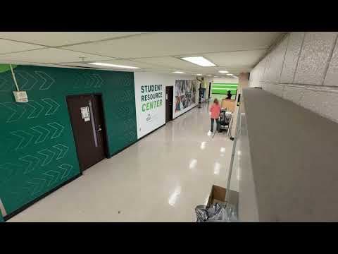 Cleveland State University Wall Graphics Install Timelapse