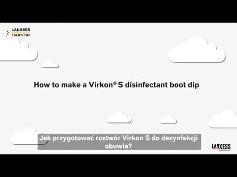 Jak przygotować roztwór Virkon S do dezynfekcji obuwia?