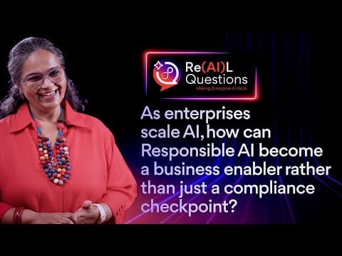 Re(AI)L Questions: Making Enterprise AI Work EP. 2 feat. Shivangi Nadkarni