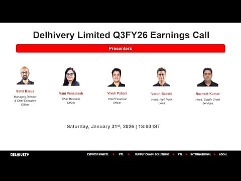 Delhivery Ltd Q3  FY26 Earnings Call