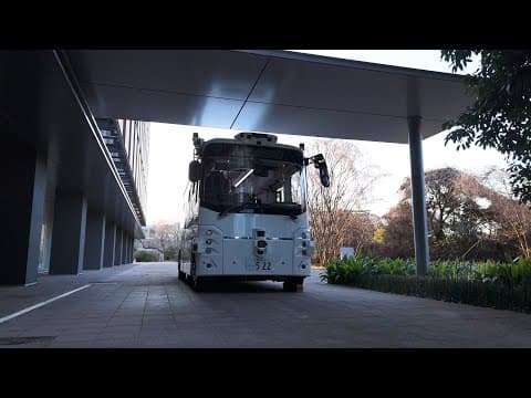Private 5G-powered autonomous driverless bus
