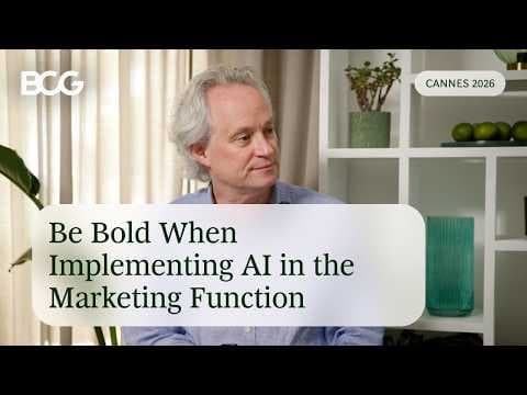 Be Bold When Implementing AI in the Marketing Function