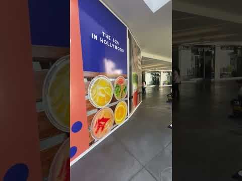 Temporary Modular Barricades + Graphics in Hollywood, CA