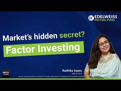 Watch Radhika Gupta Discuss Factor-Based Investing on NDTV Profit