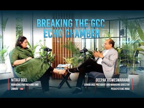 Teaser | Breaking the GCC Echo Chamber Ft. Deepak Visweswaraiah, Pegasystems India