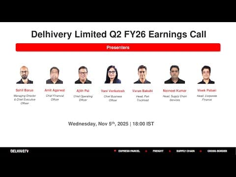 Delhivery Ltd Q2 FY26 Earnings Call
