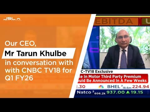 Q1FY26 Results | CEO, Jindal Stainless, in conversation with CNBC TV18