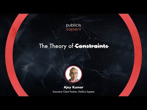 The Theory of Constraints: 3AI Beyond 2025 Rapidpace MasterClass