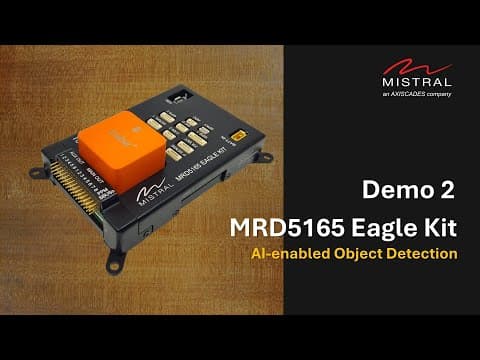 AI-enabled Object Detection on MRD5165 Eagle Kit - Demo 2