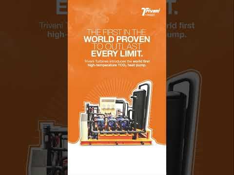 World’s First 122°C CO₂ Heat Pump by Triveni Turbines!