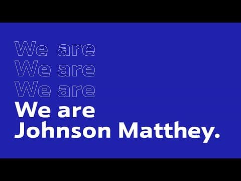 We are Johnson Matthey