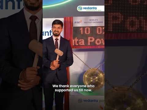 Akarsh Hebbar, Chairman, V-Spark DeepTech Ventures on the listing of #4NewVedantas | Vedanta Group