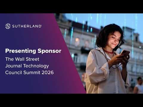Sutherland: Presenting Sponsor ofThe Wall Street Journal Technology Council Summit 2026