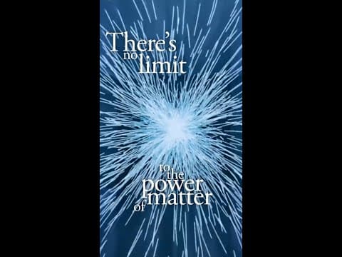A story of matter, made for the future of life.