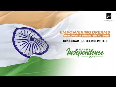 Kirloskar Brothers Limited wishes all of you a Happy Independence Day!